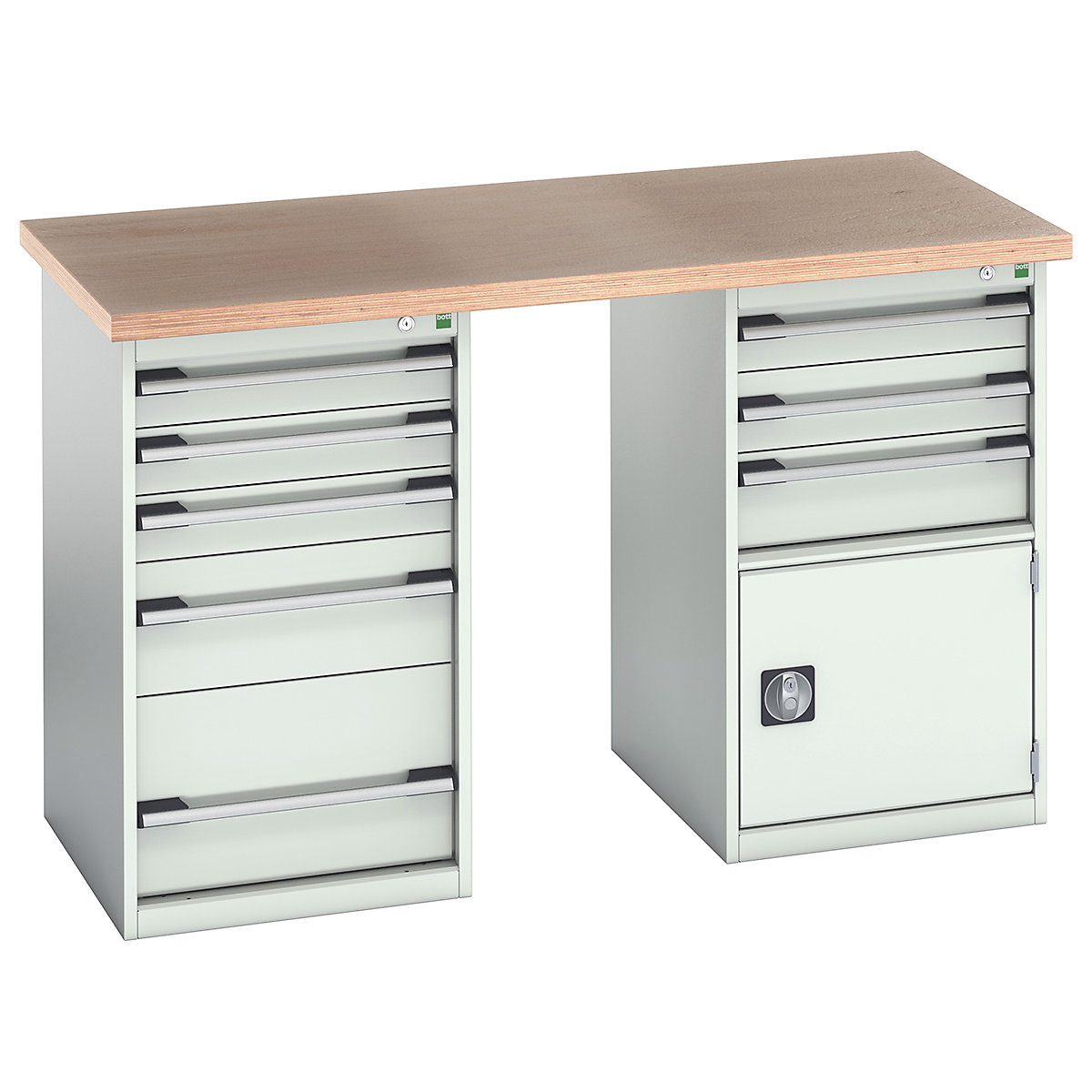 Bott Cubio Pedestal Island Benches | 1500 Wide