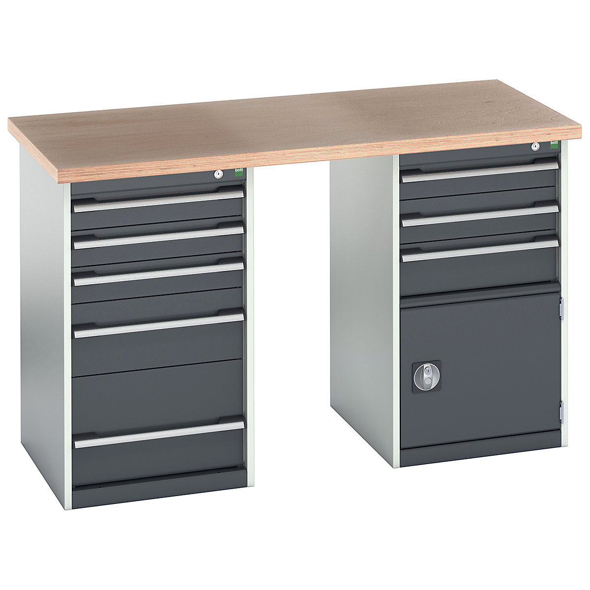 Bott Cubio Pedestal Island Benches | 1500 Wide