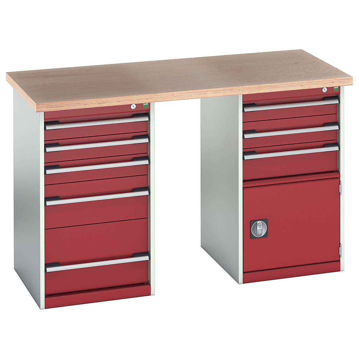 Bott Cubio Pedestal Island Benches | 1500 Wide