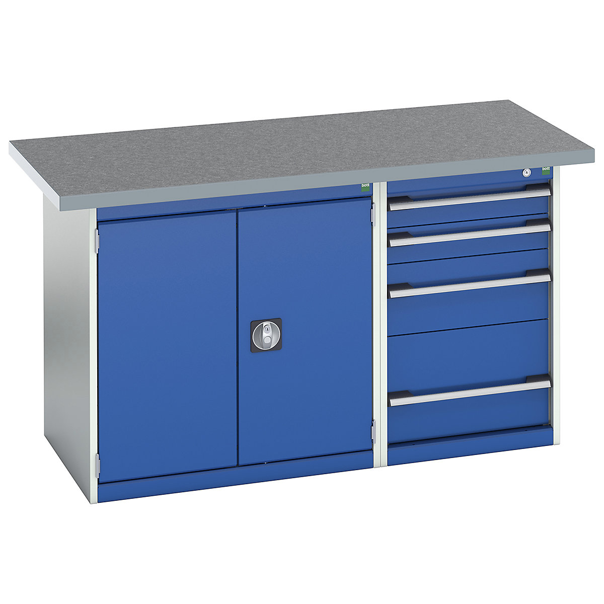 Bott Cubio Pedestal Island Benches | 1500 Wide