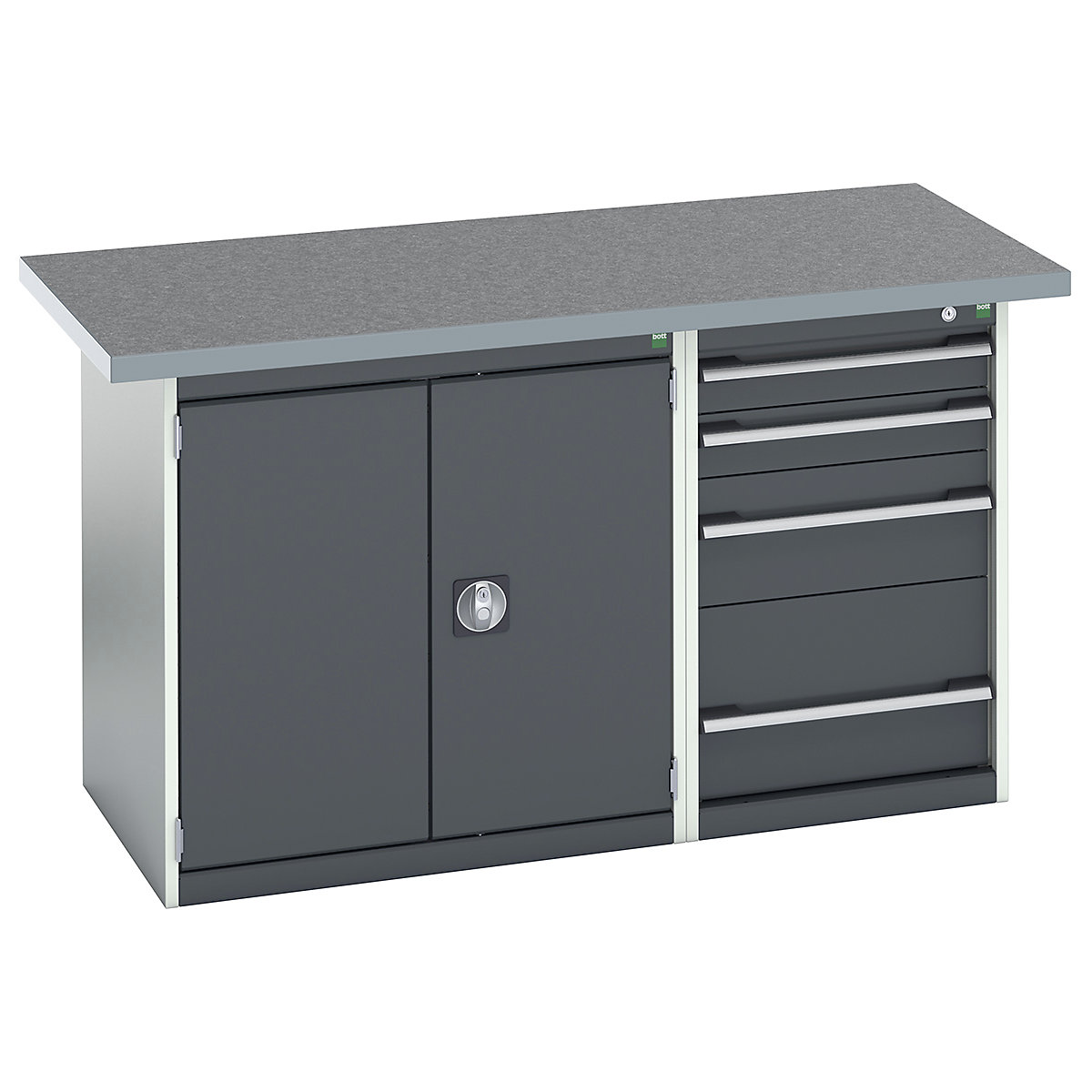 Bott Cubio Pedestal Island Benches | 1500 Wide