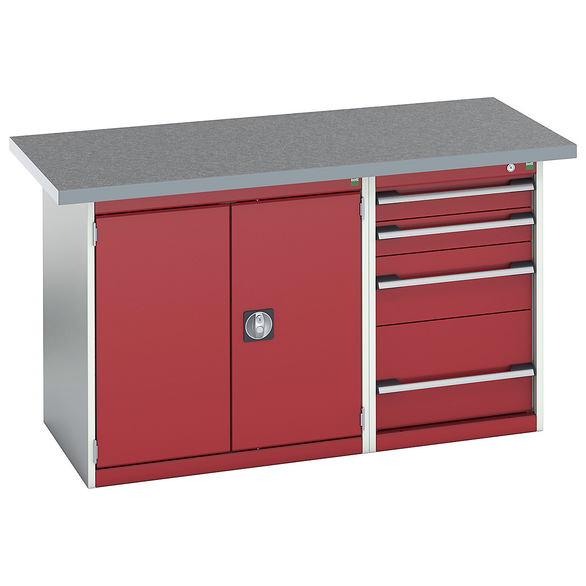 Bott Cubio Pedestal Island Benches | 1500 Wide