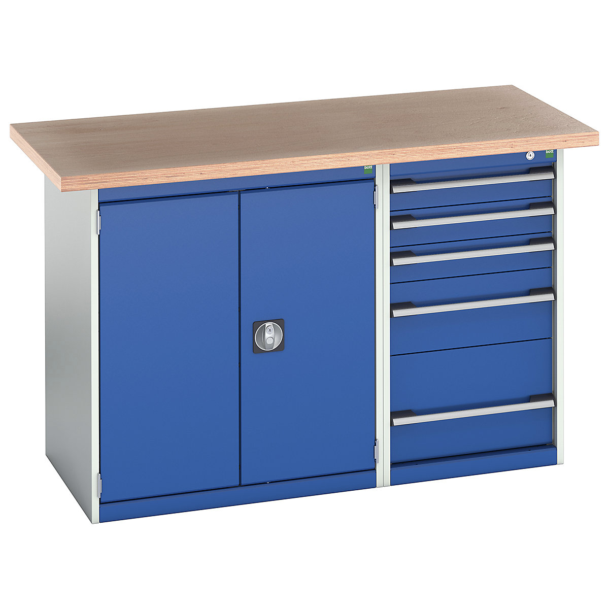 Bott Cubio Pedestal Island Benches | 1500 Wide