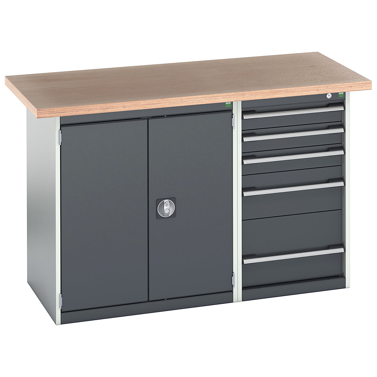 Bott Cubio Pedestal Island Benches | 1500 Wide