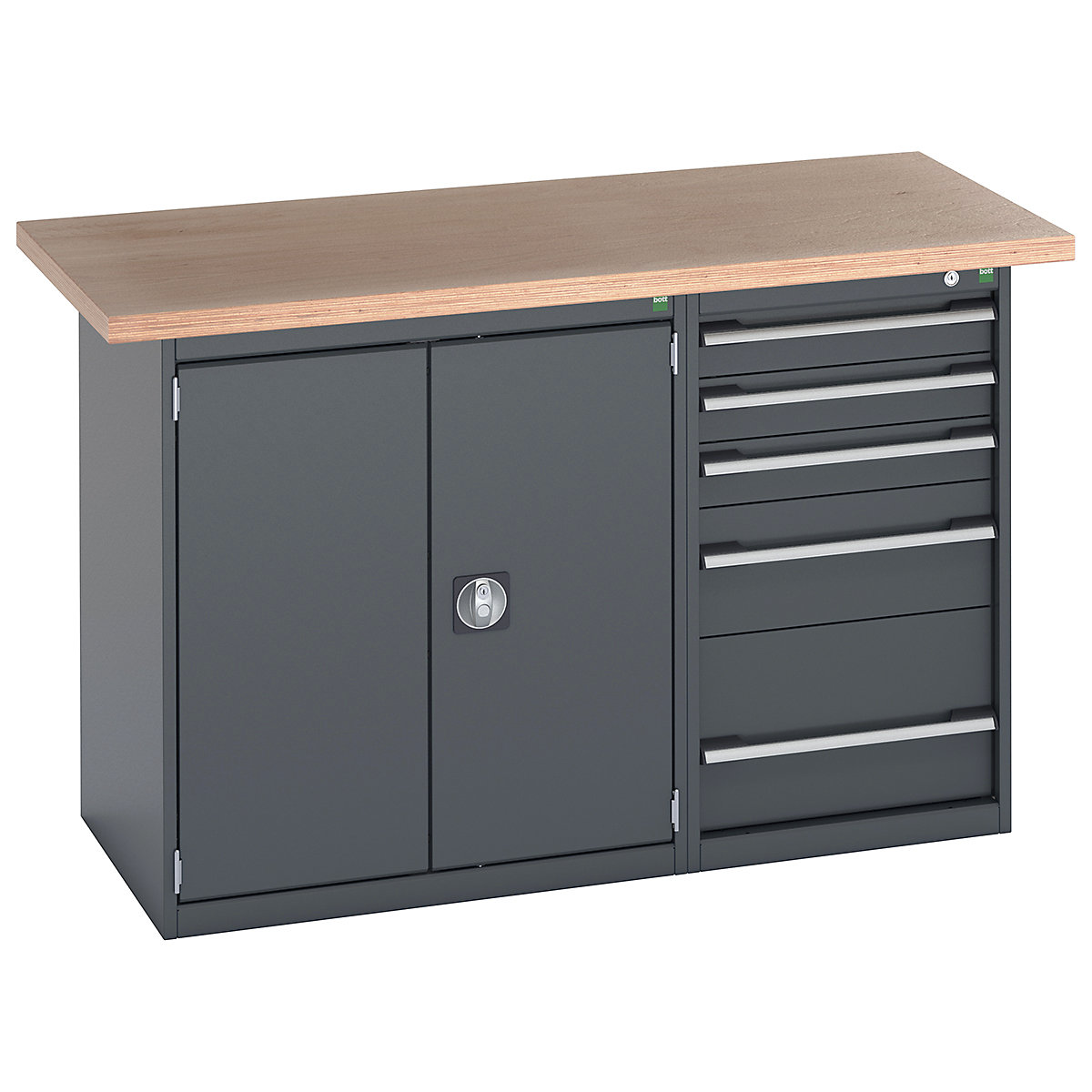 Bott Cubio Pedestal Island Benches | 1500 Wide