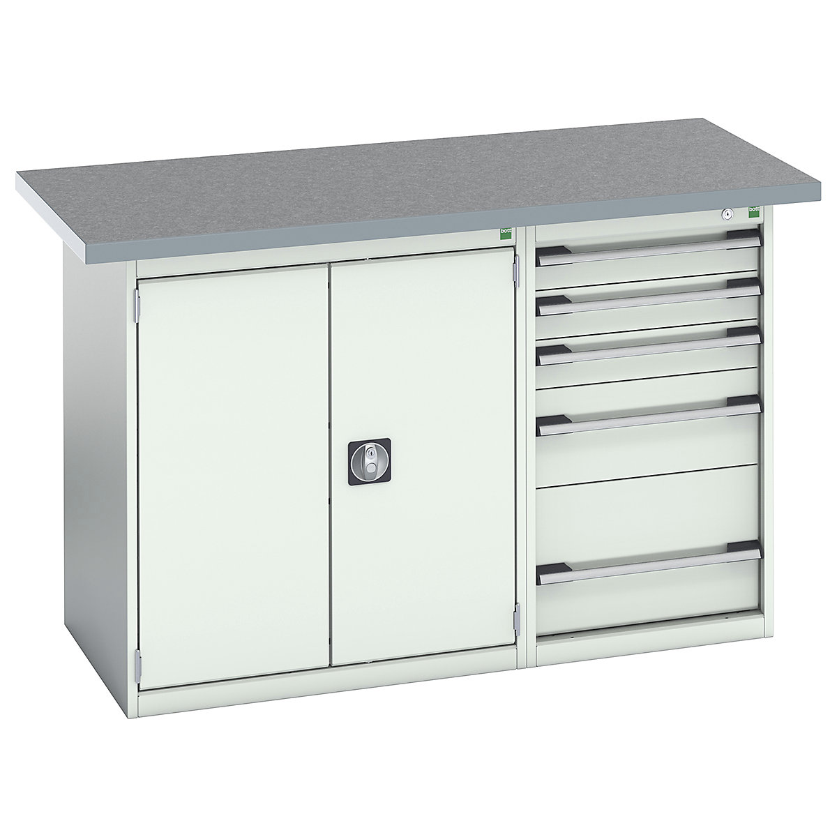 Bott Cubio Pedestal Island Benches | 1500 Wide