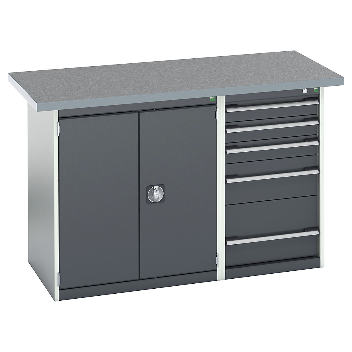 Bott Cubio Pedestal Island Benches | 1500 Wide
