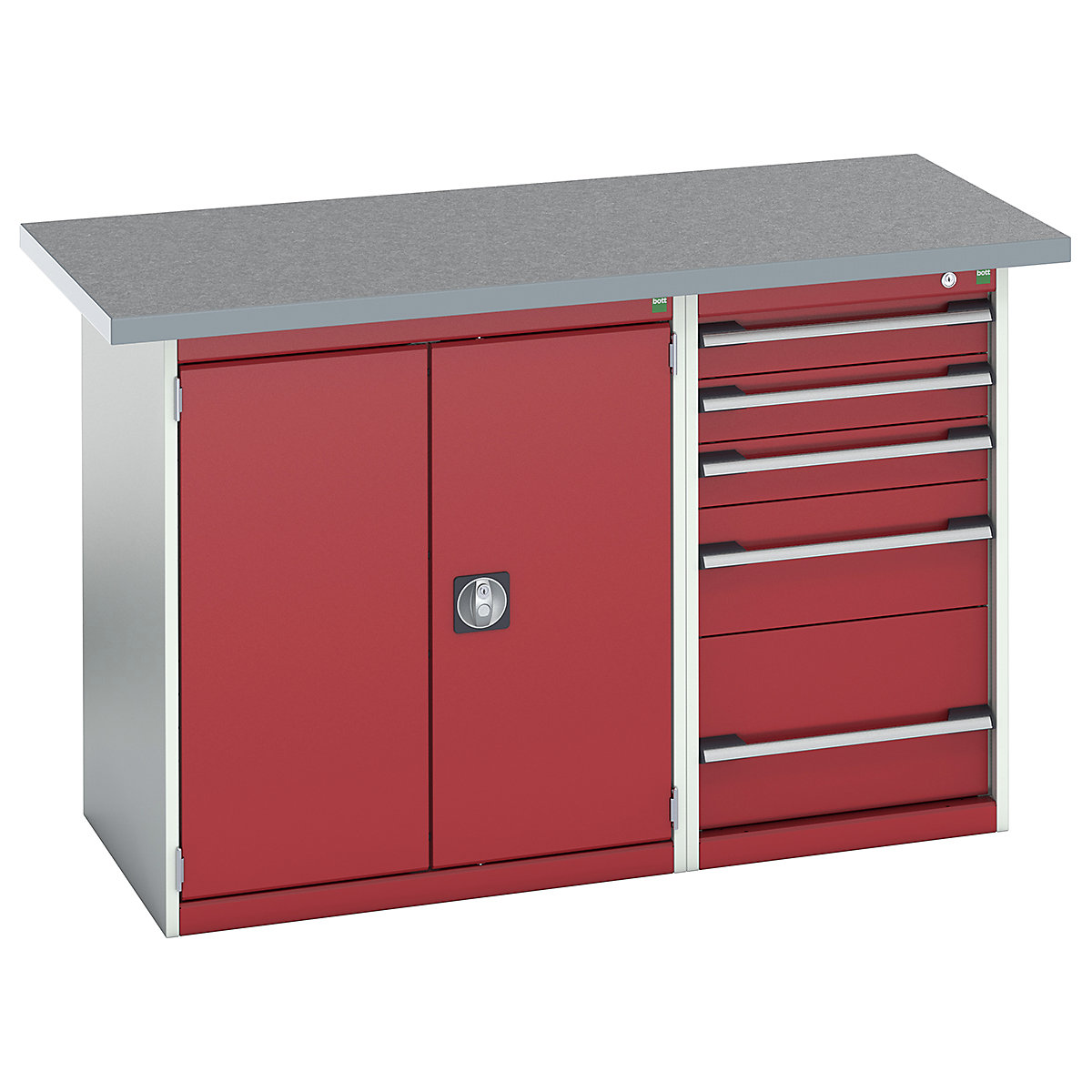 Bott Cubio Pedestal Island Benches | 1500 Wide
