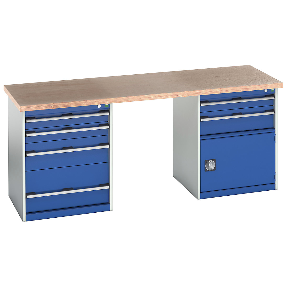 Bott Cubio Pedestal Island Benches | 2000 Wide