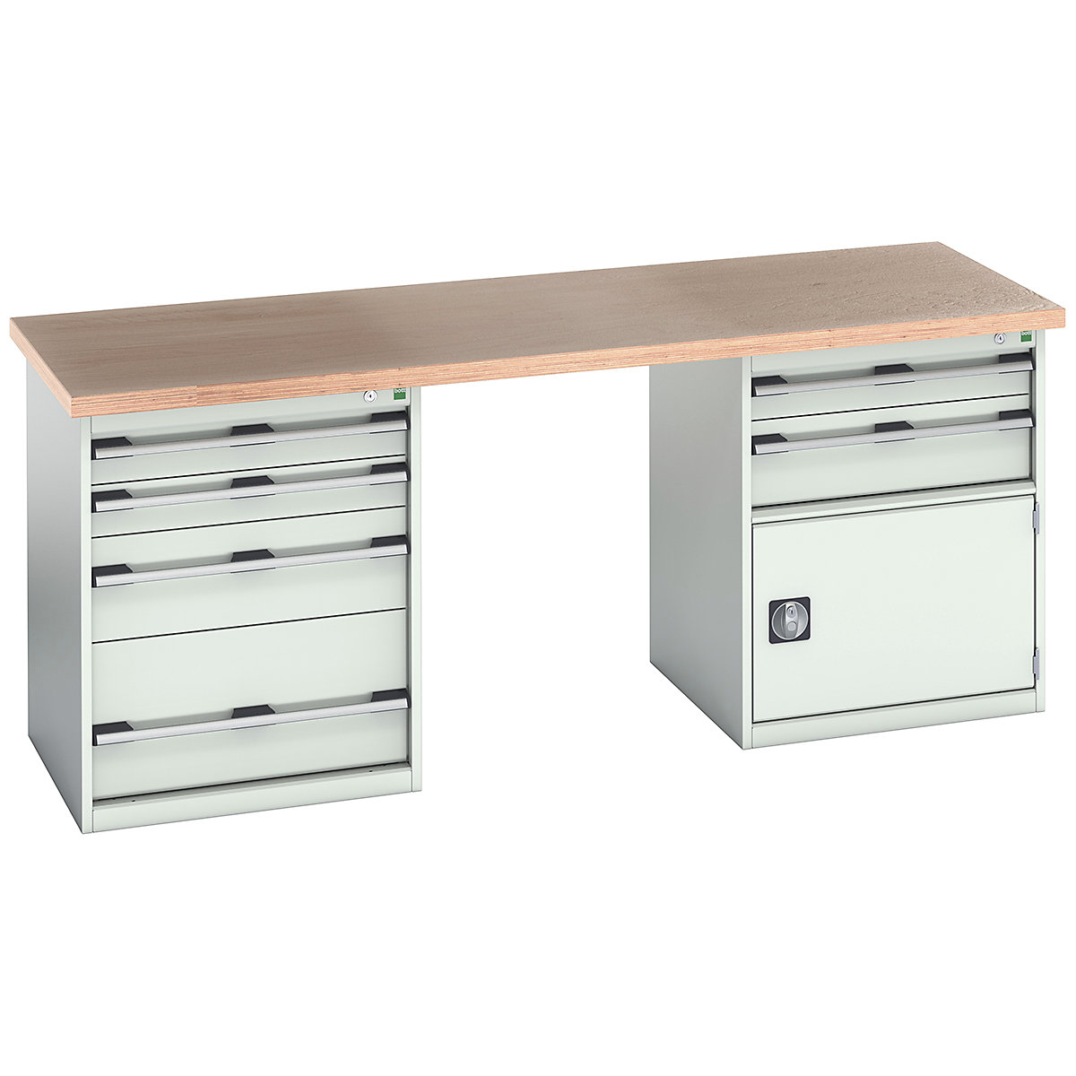 Bott Cubio Pedestal Island Benches | 2000 Wide
