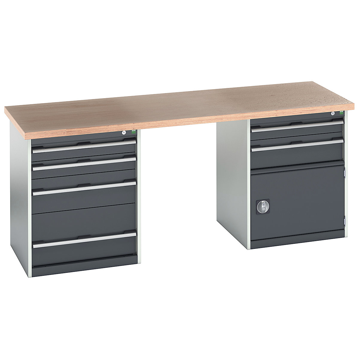 Bott Cubio Pedestal Island Benches | 2000 Wide