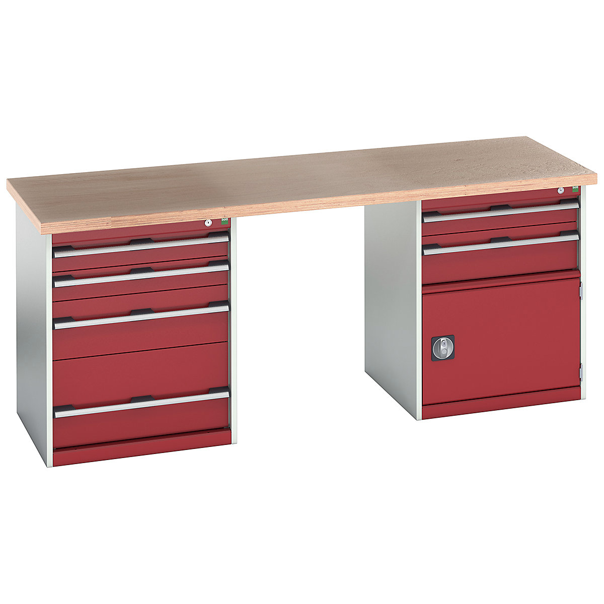Bott Cubio Pedestal Island Benches | 2000 Wide