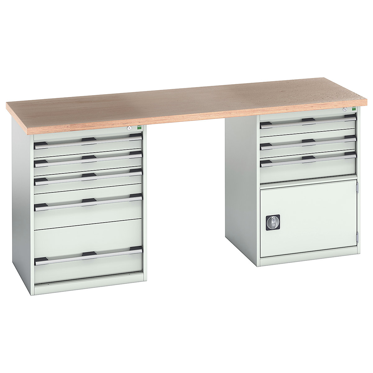 Bott Cubio Pedestal Island Benches | 2000 Wide