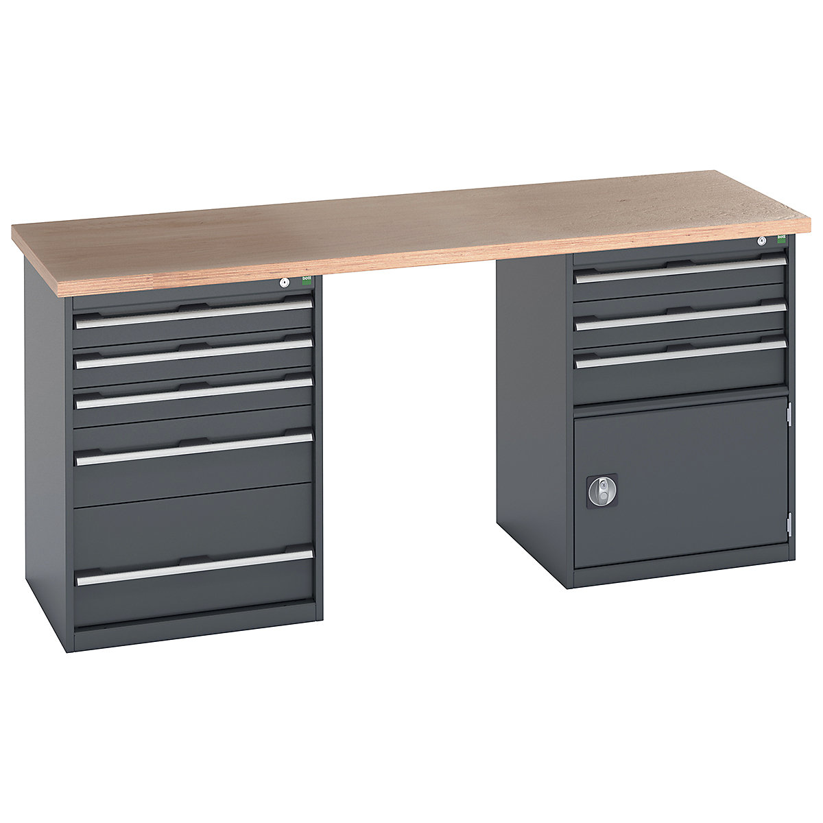Bott Cubio Pedestal Island Benches | 2000 Wide