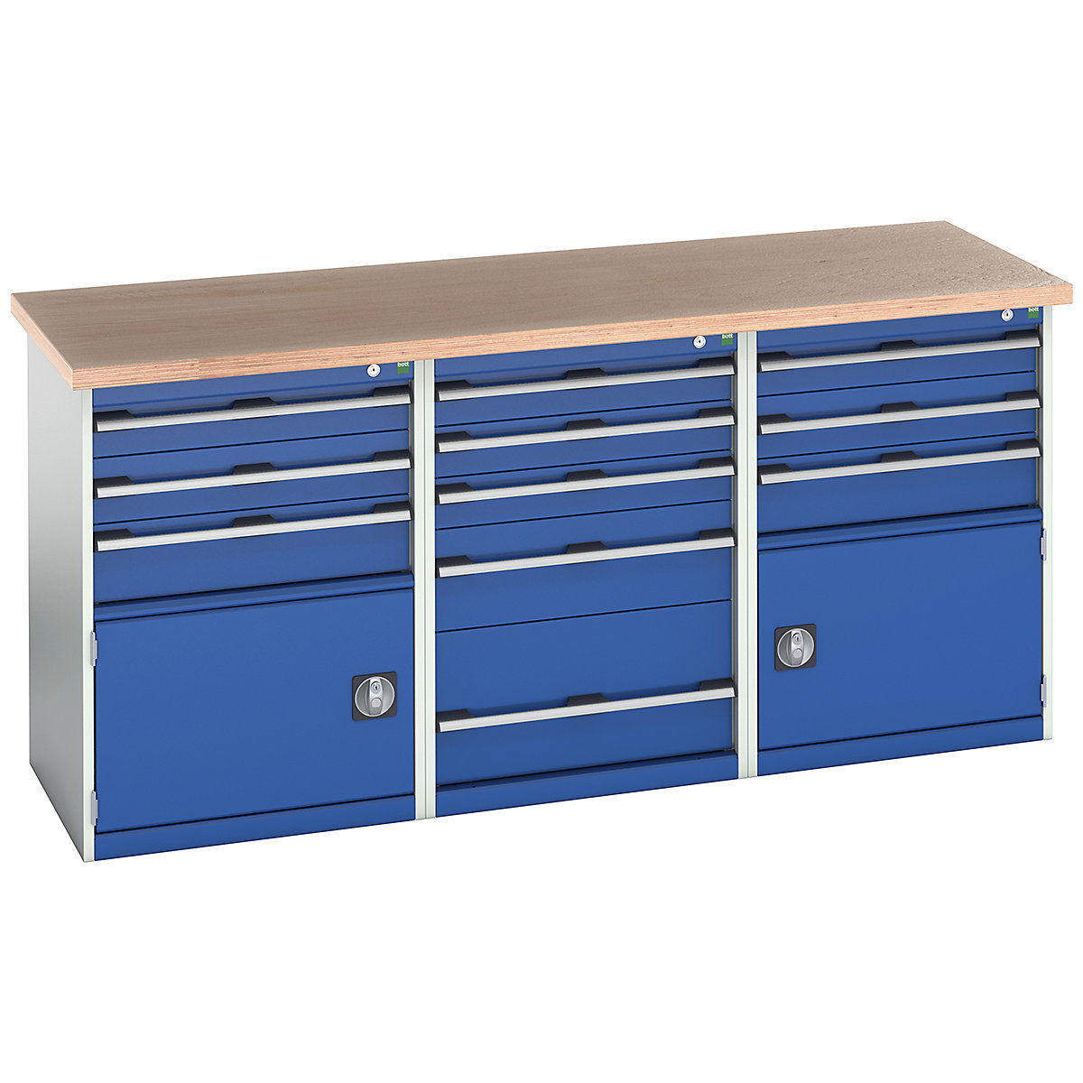 Bott Cubio Pedestal Island Benches | 2000 Wide