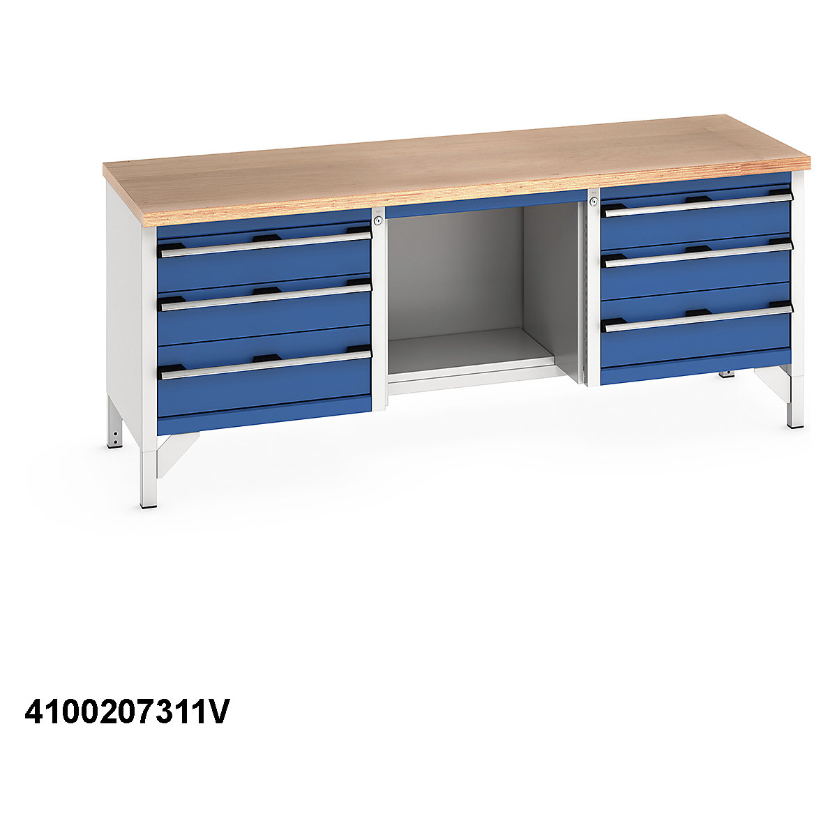 Bott Cubio Storage Bench | 2000 Wide (Product illustration 10)-9