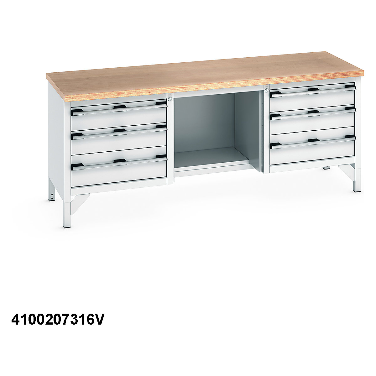 Bott Cubio Storage Bench | 2000 Wide (Product illustration 11)-10