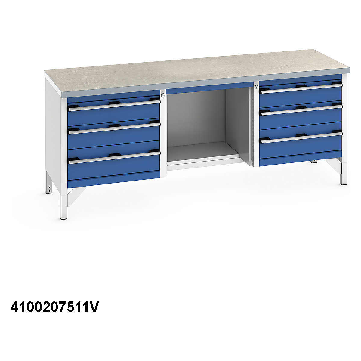 Bott Cubio Storage Bench | 2000 Wide (Product illustration 14)-13