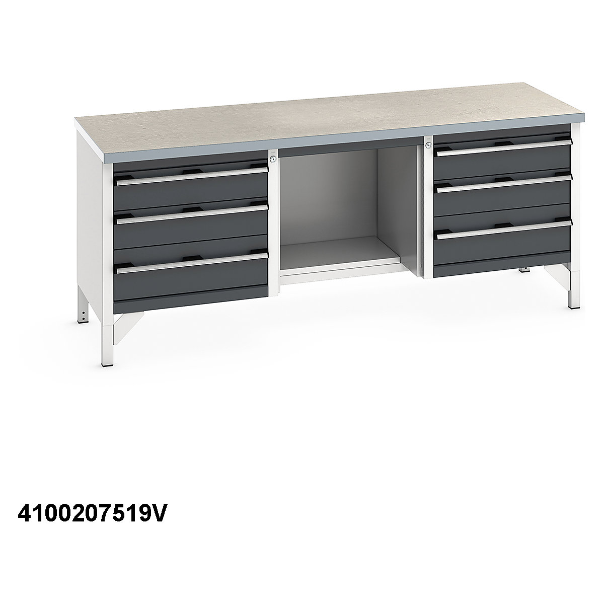 Bott Cubio Storage Bench | 2000 Wide (Product illustration 16)-15