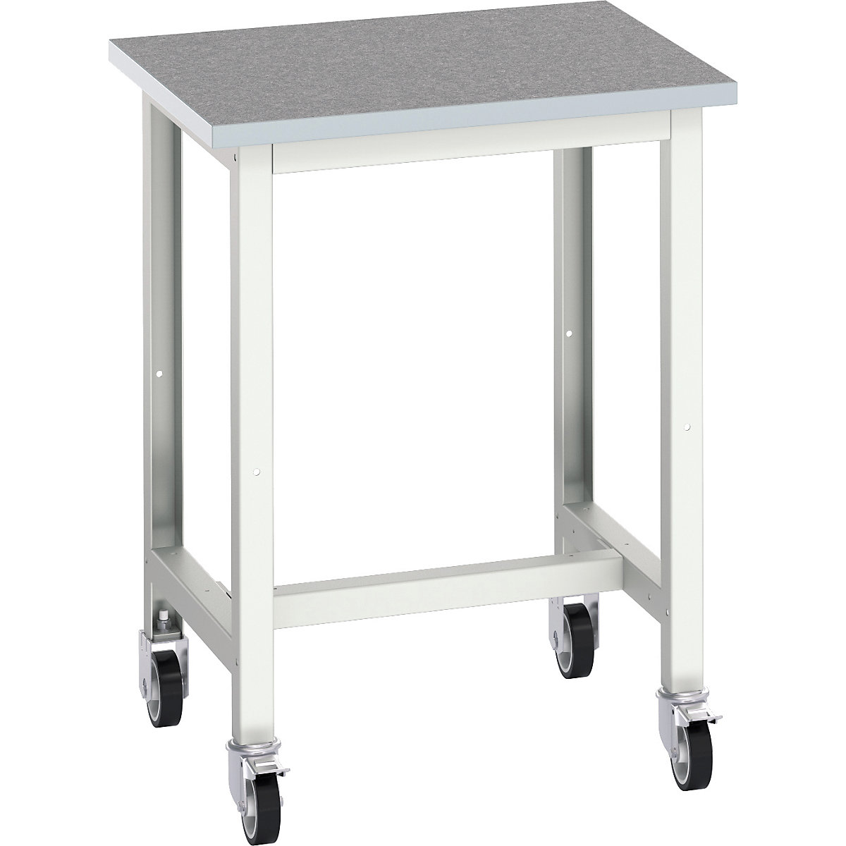 Bott Verso Mobile Workstands, Bott Verso Mobile Workstands, Bott Verso Mobile Workstand | No Storage | 930h x 700w x 600d mm | Light Grey | Lino Worktop | 300kg UDL-2