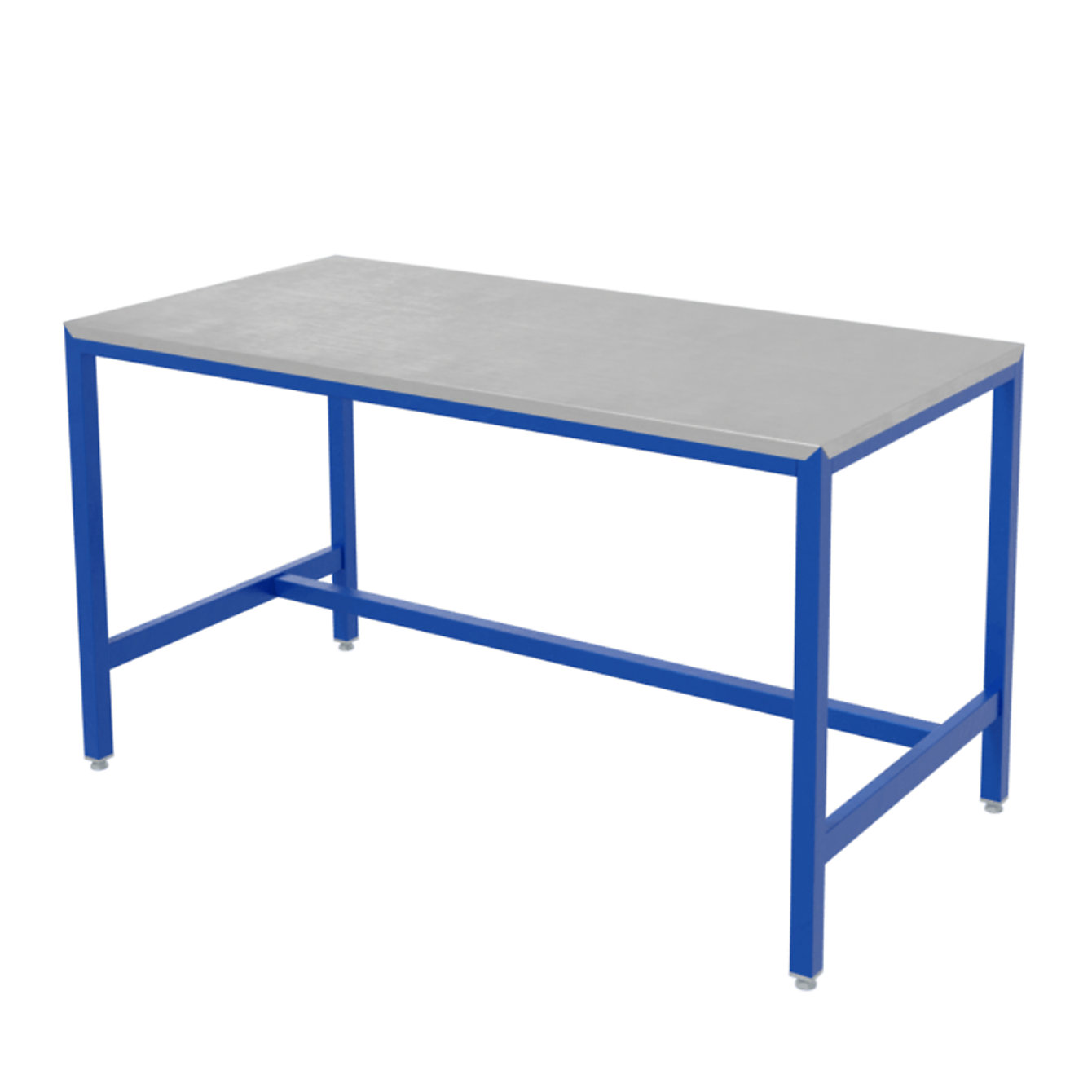 BiGDUG Fully Welded Workbench | 840h x 2000w x 750d mm | Blue | Steel ...