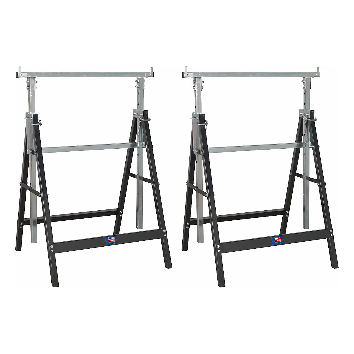 Sealey Fold Down Telescopic Trestle | 200kg Capacity | Pair