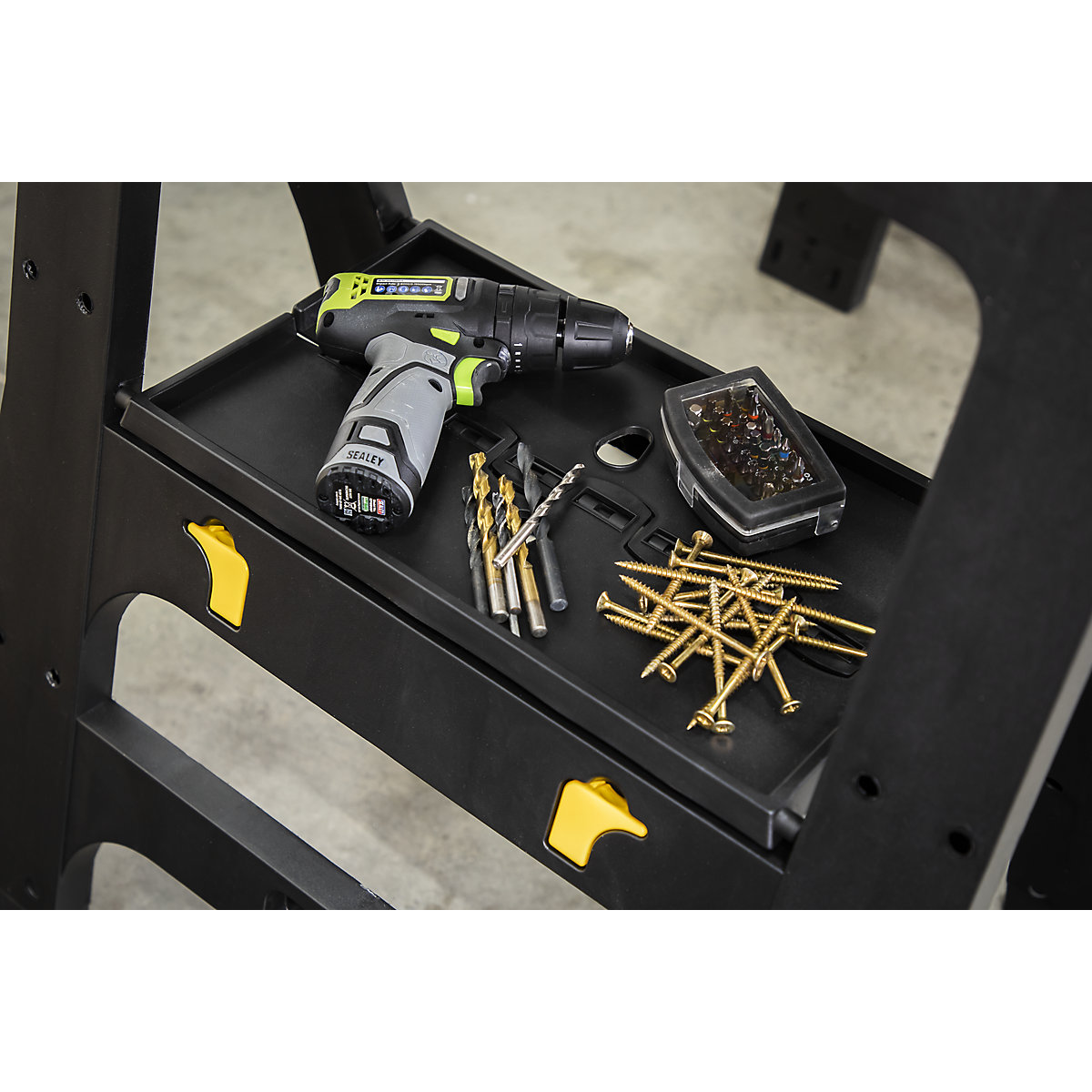 Sealey Heavy-Duty Folding Composite Trestles (Product illustration 2)-1