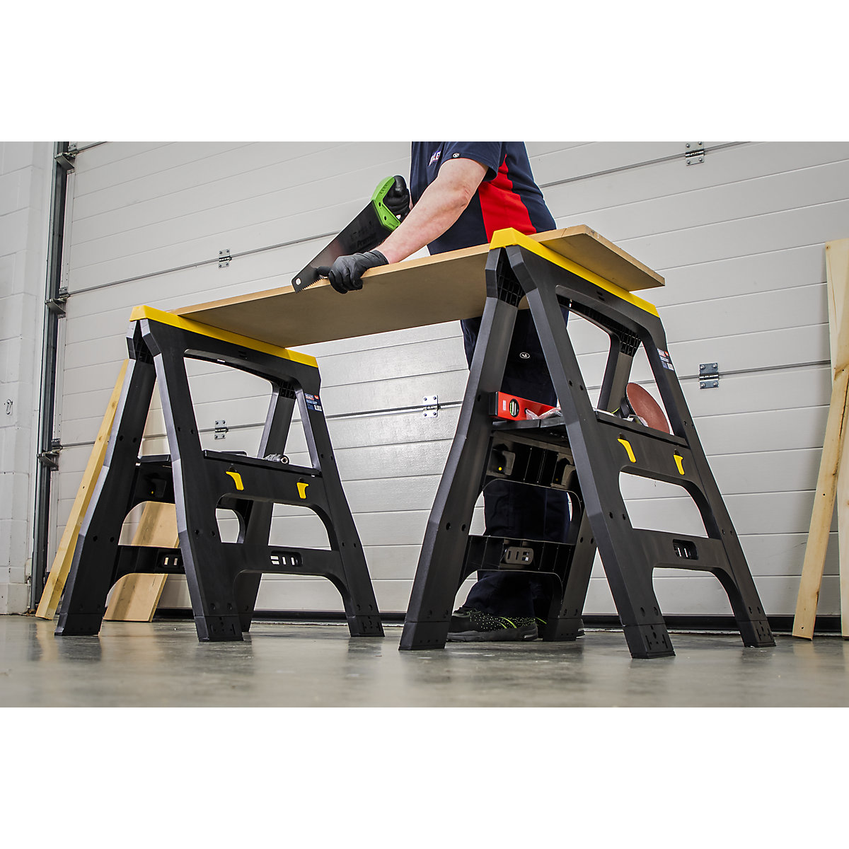 Sealey Heavy-Duty Folding Composite Trestles (Product illustration 5)-4