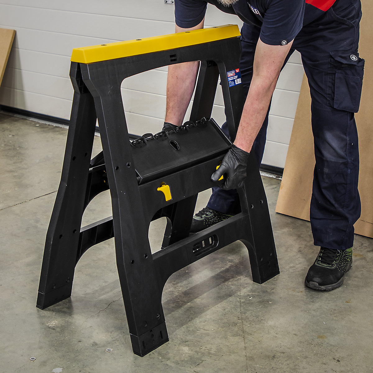 Sealey Heavy-Duty Folding Composite Trestles (Product illustration 8)-7