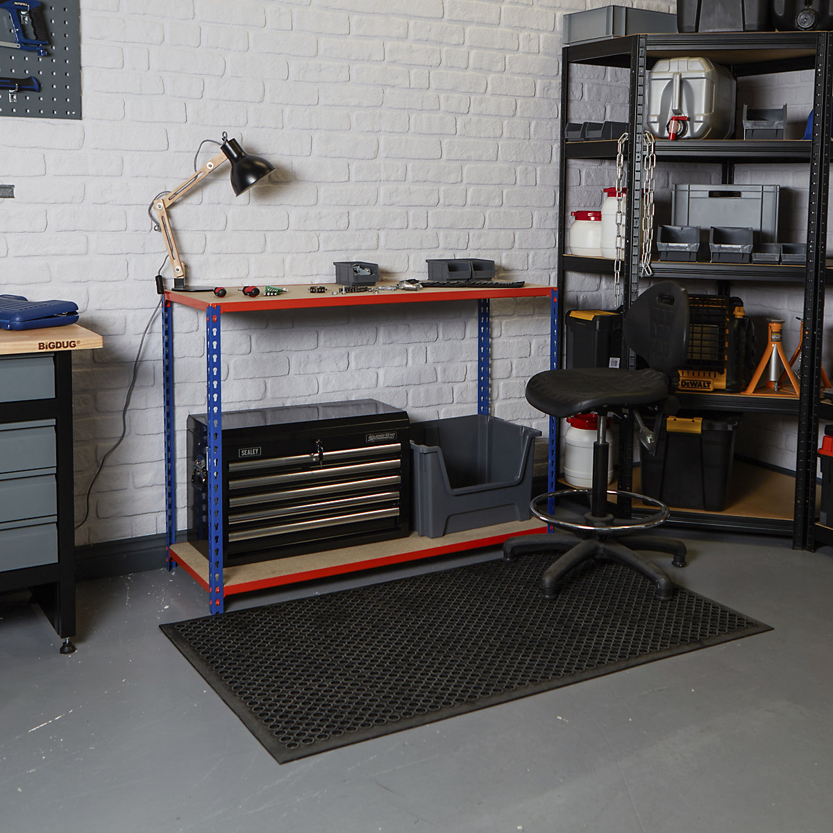 BiG340 Garage Workbenches | Blue & Orange (Product illustration 8)-7