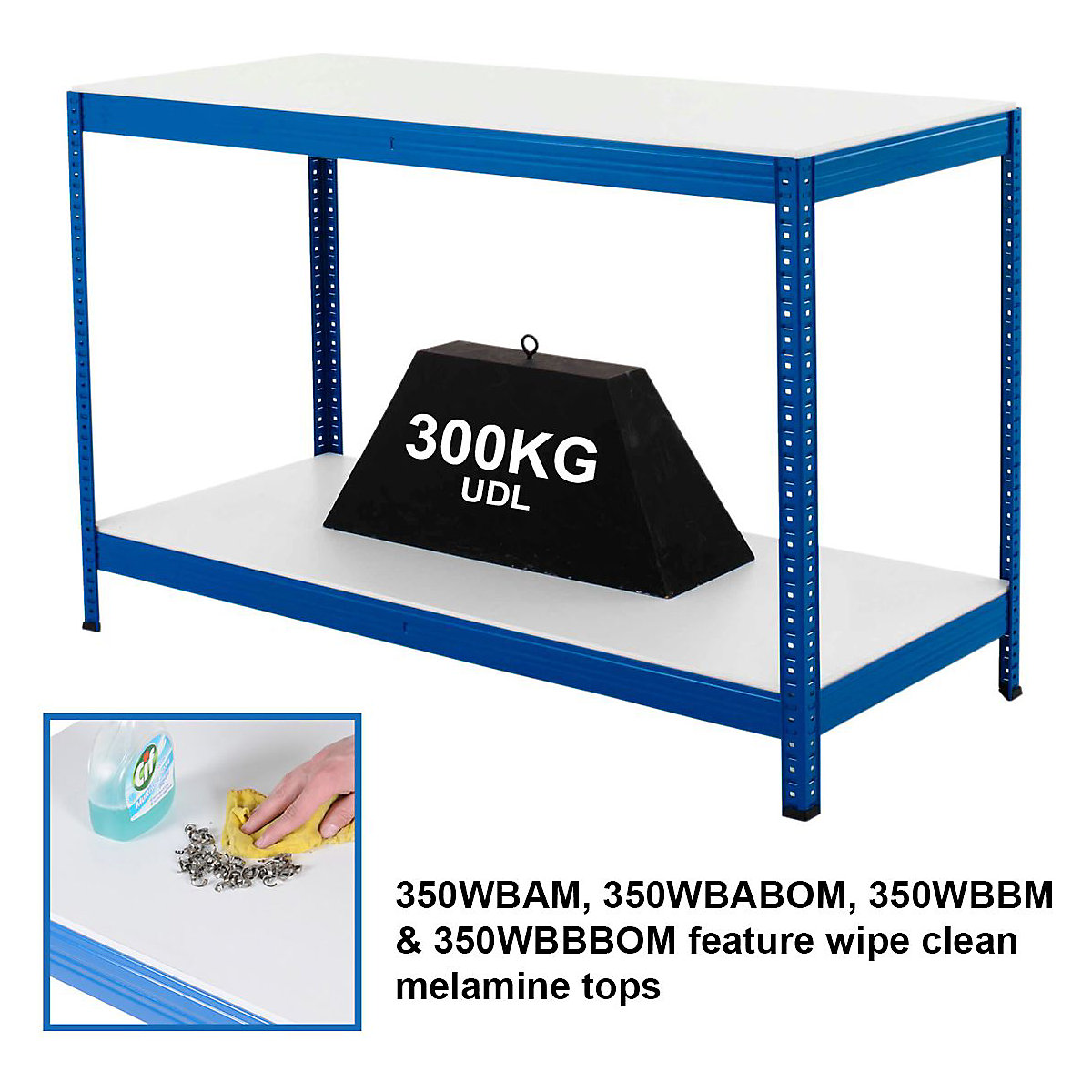 BiGDUG Essentials Industrial Workbench | 300kg UDL (Product illustration 5)-4