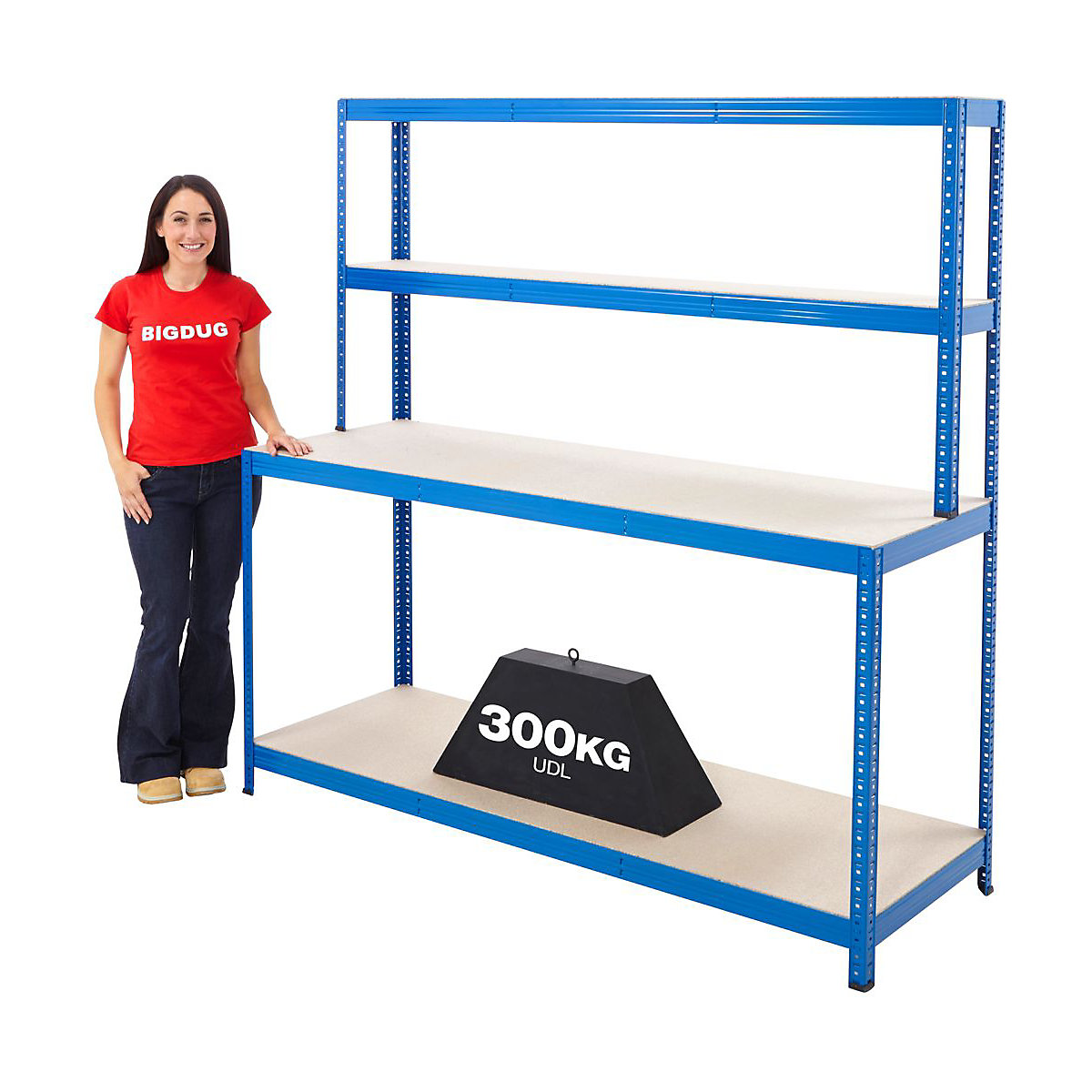 BiGDUG Essentials Industrial Workstation | 300kg UDL