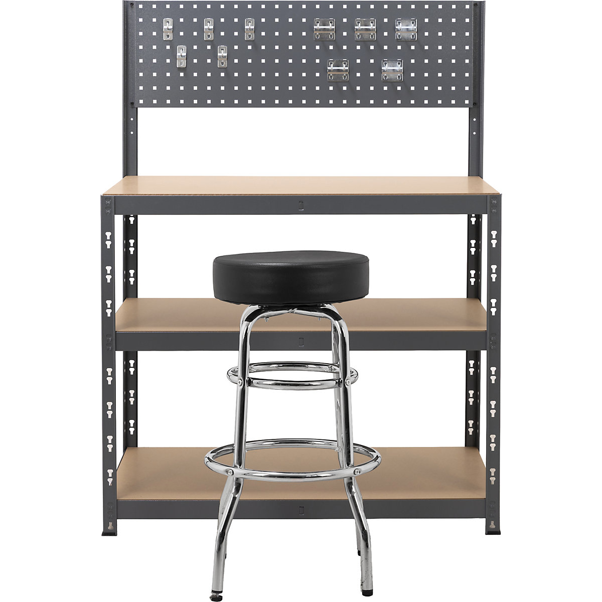 BiGDUG Garage Workstation with Tool Panel