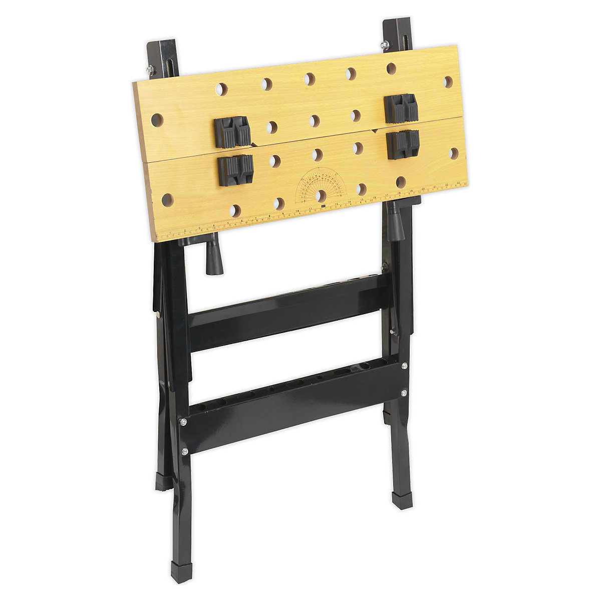 Sealey Folding Workbench | 235mm Clamp Capacity (Product illustration 2)-1