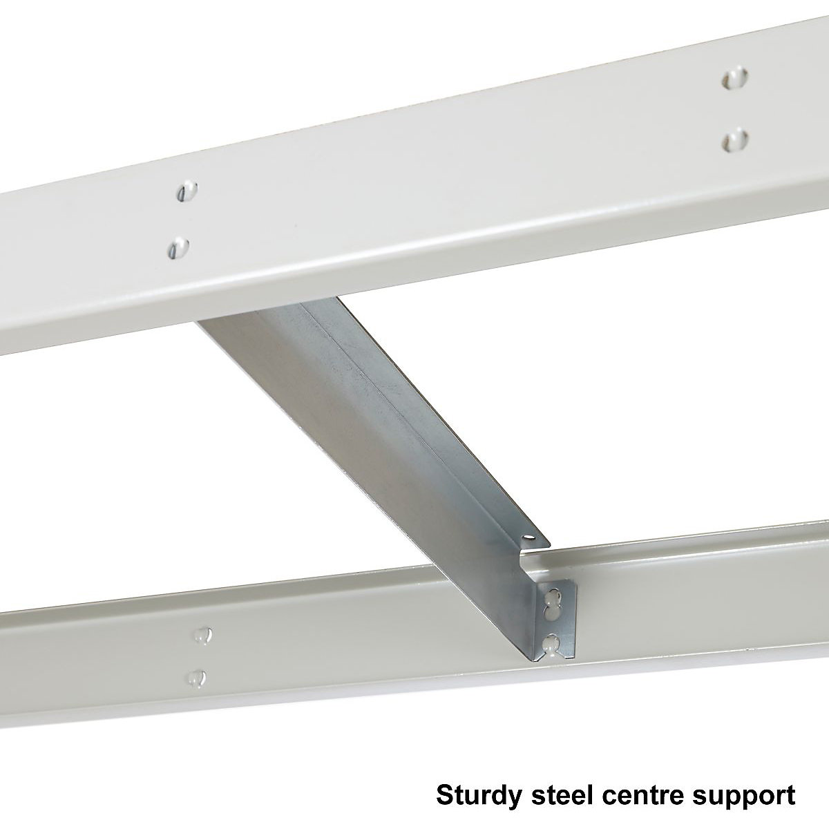 BiG800 Heavy Duty Workbench | Light Grey (Product illustration 3)-2