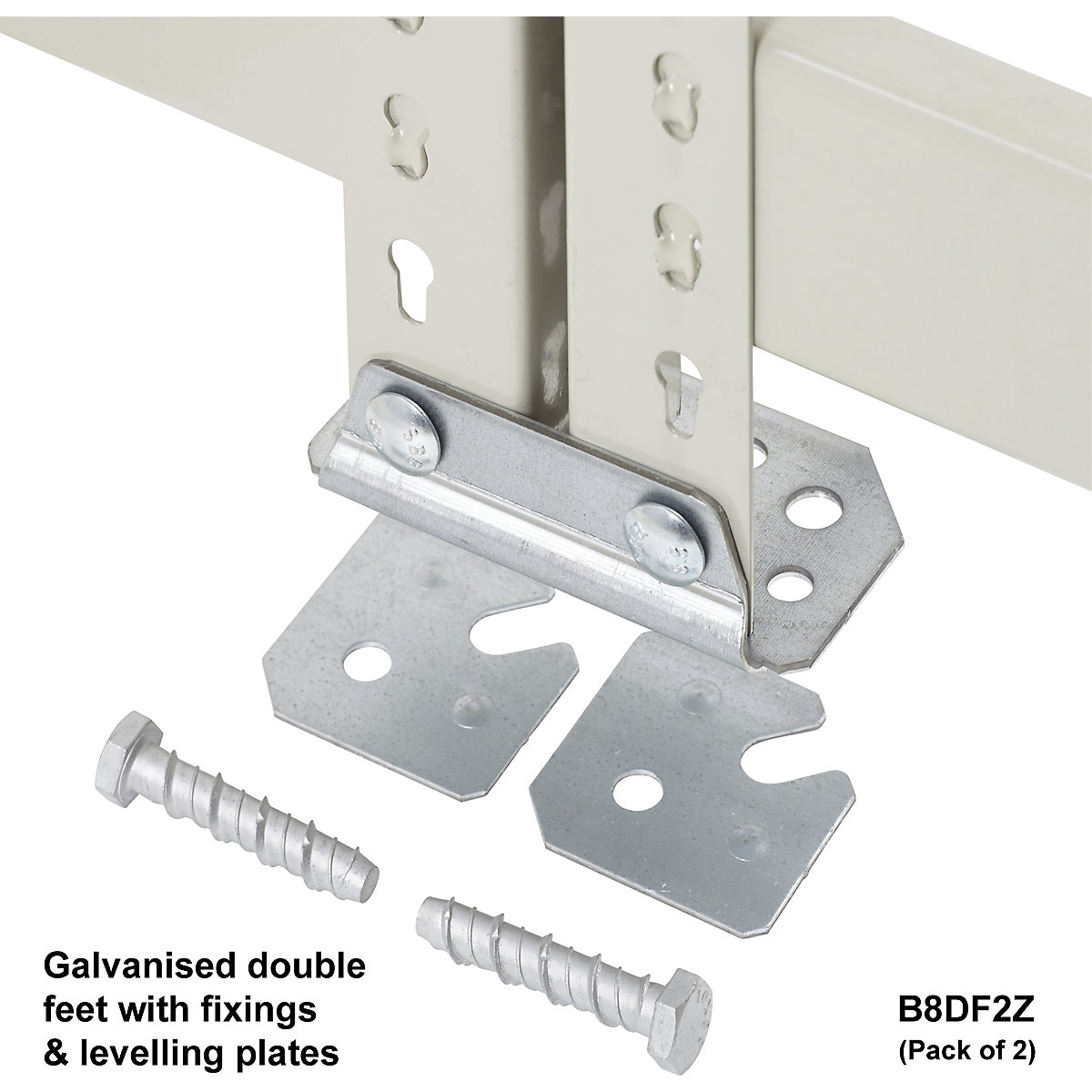 BiG800 Heavy Duty Workbench | Light Grey (Product illustration 8)-7