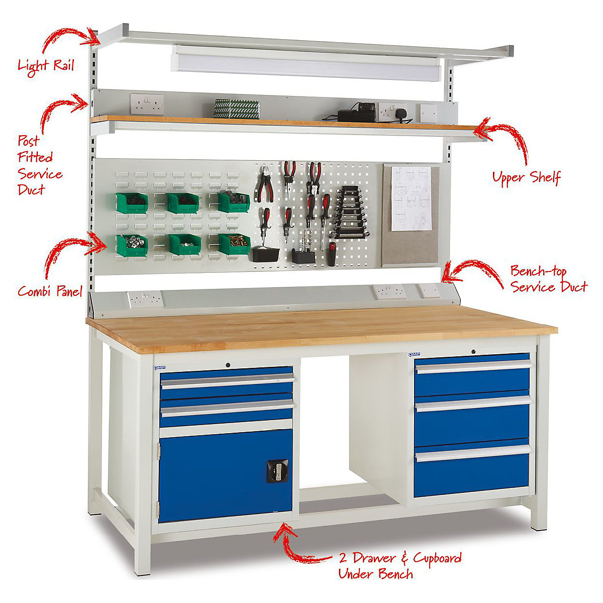 Euroslide Heavy Duty Workbenches (Product illustration 4)-3
