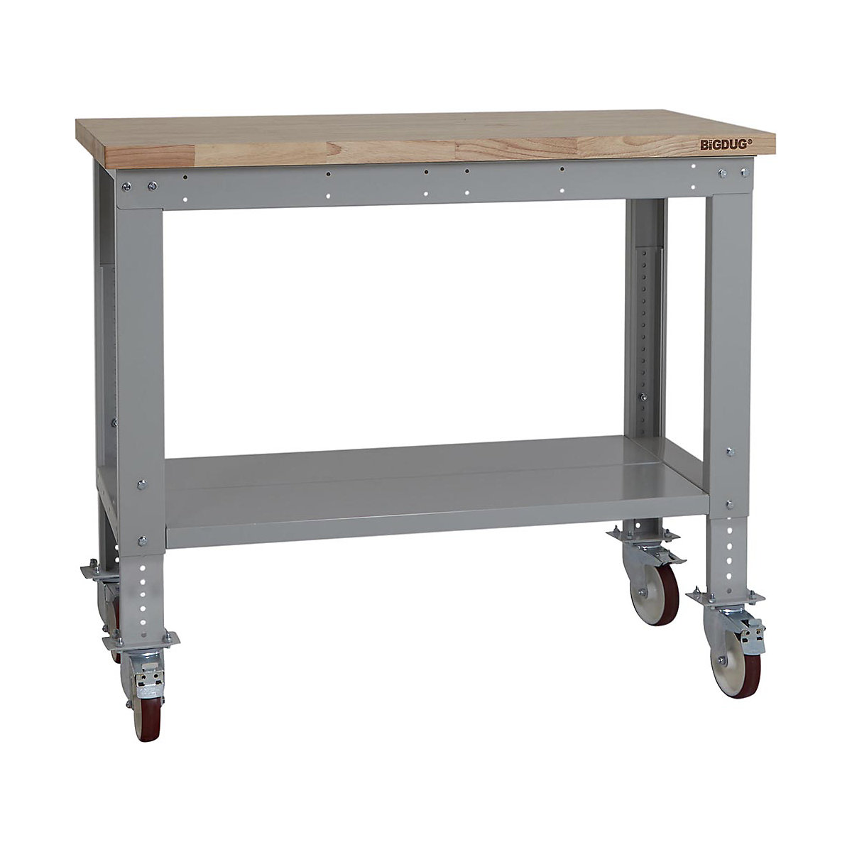BiGDUG Heavy Duty Height Adjustable Mobile Workbenches