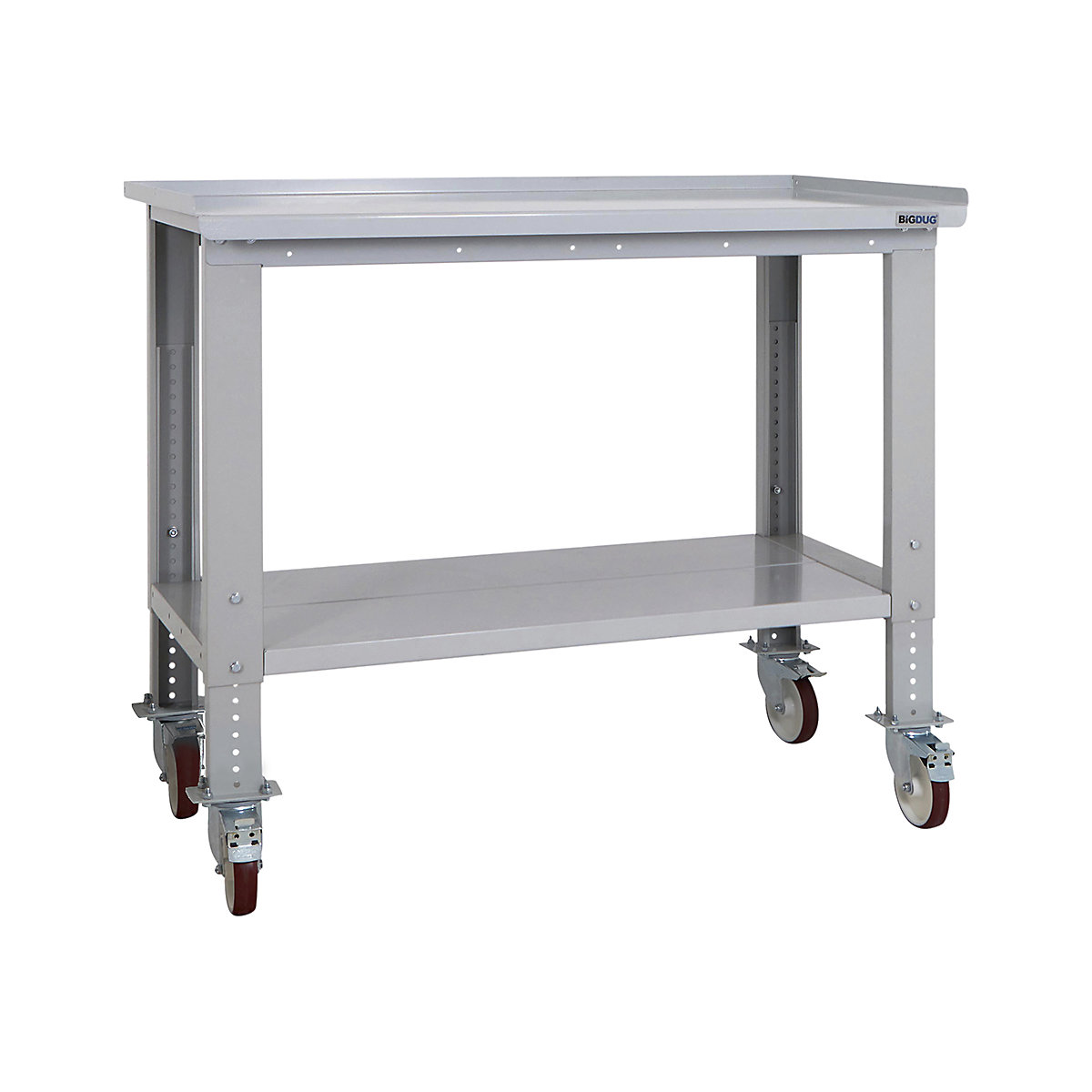 BiGDUG Heavy Duty Height Adjustable Mobile Workbenches