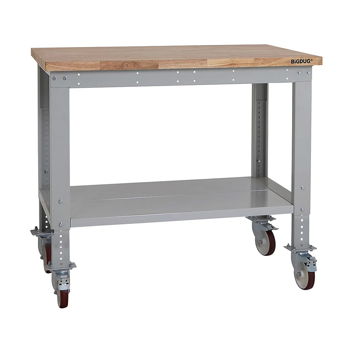 BiGDUG Heavy Duty Height Adjustable Mobile Workbenches