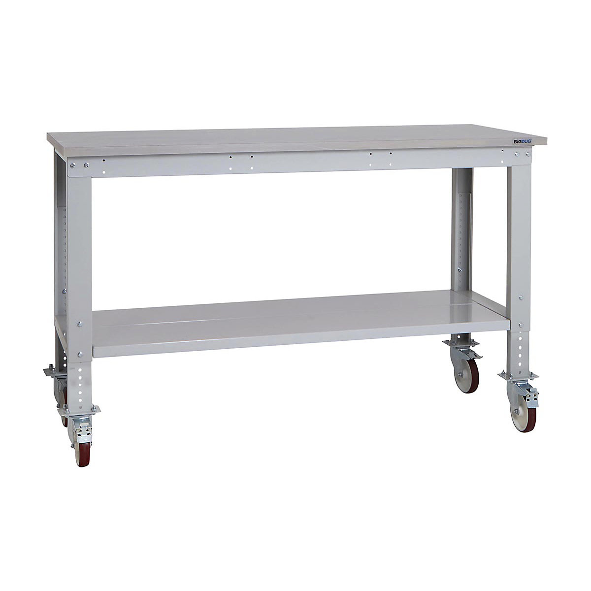 BiGDUG Heavy Duty Height Adjustable Mobile Workbenches