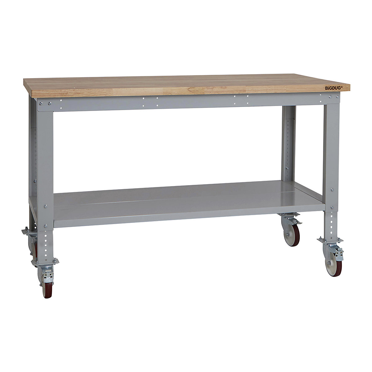 BiGDUG Heavy Duty Height Adjustable Mobile Workbenches