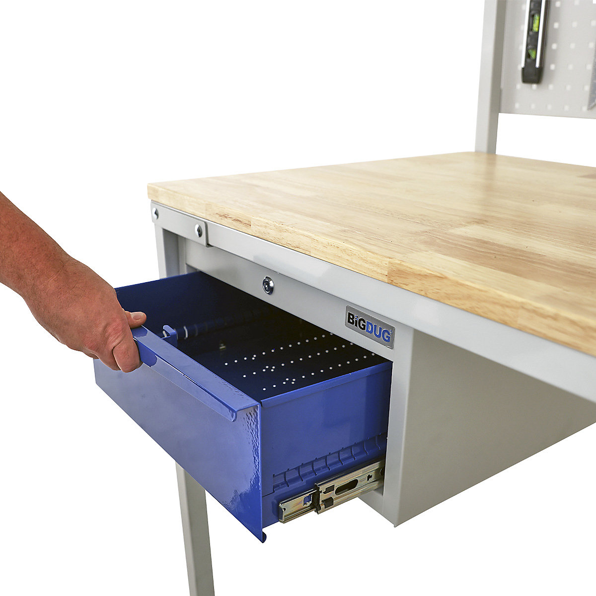 BiGDUG Medium Duty Height Adjustable Complete Workstations (Product illustration 10)-9