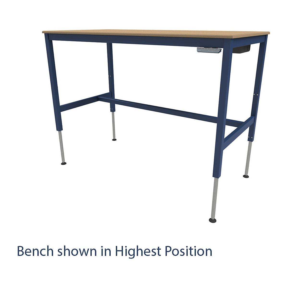 BiGDUG Medium Duty Height Adjustable Workbenches | 300kg UDL (Product illustration 6)-5