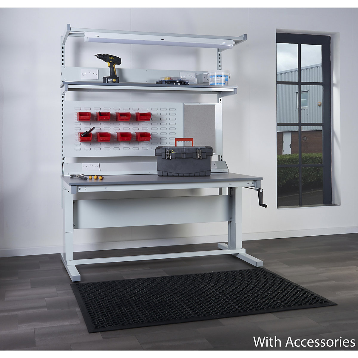 Mercian Premium Height Adjustable Workbench (Product illustration 7)-6