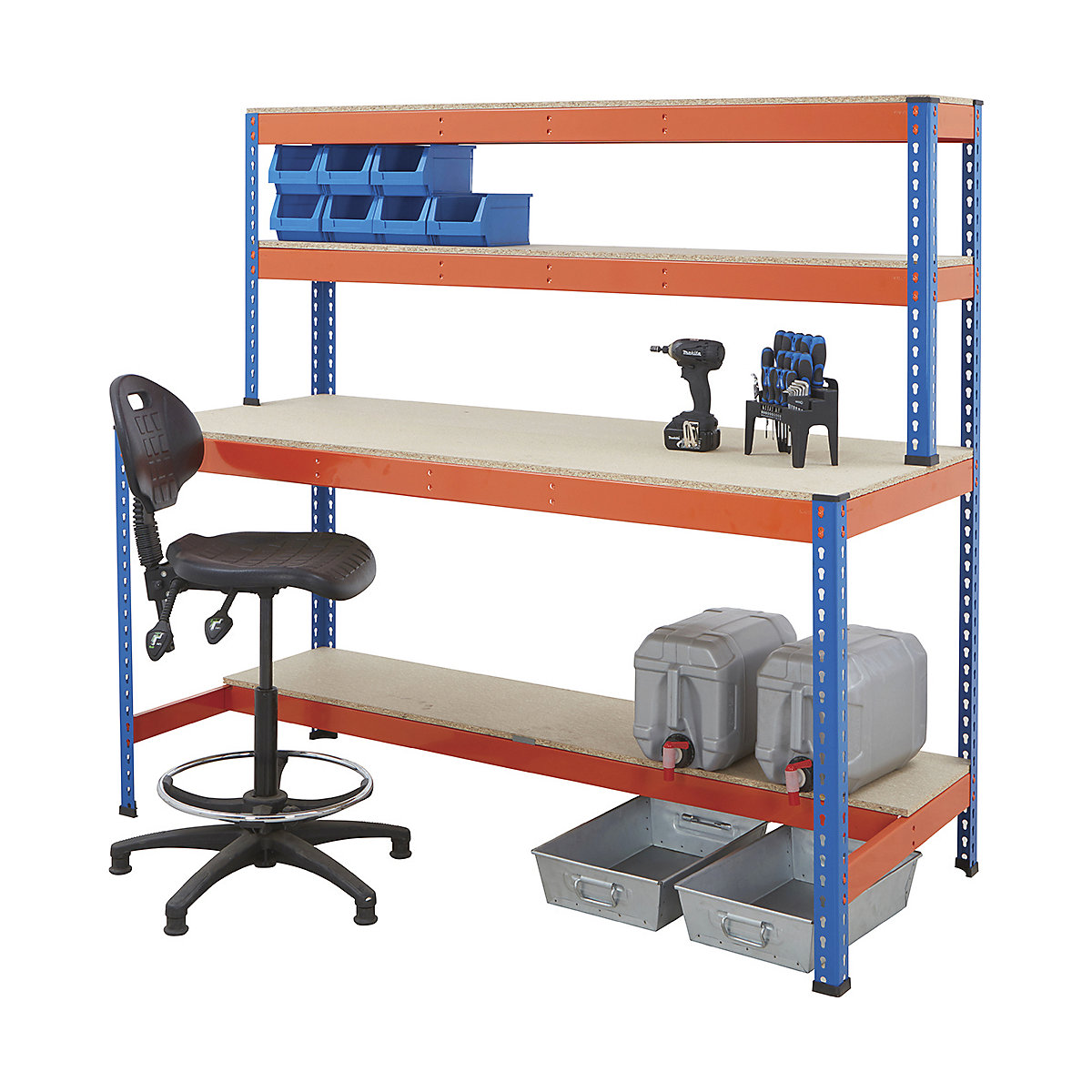 BiG400 Blue & Orange Workstations (Product illustration 4)-3