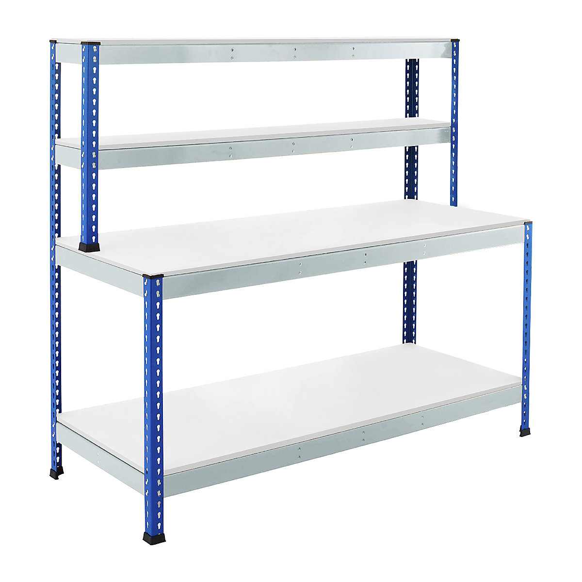 BiG400 Blue & Silver Workstations