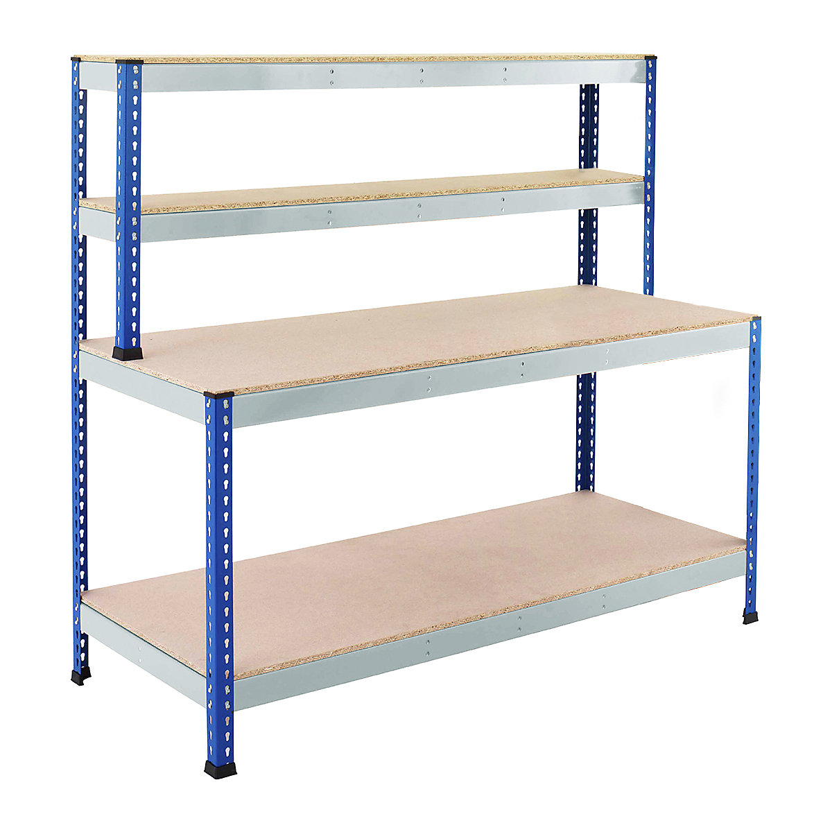 BiG400 Blue & Silver Workstations