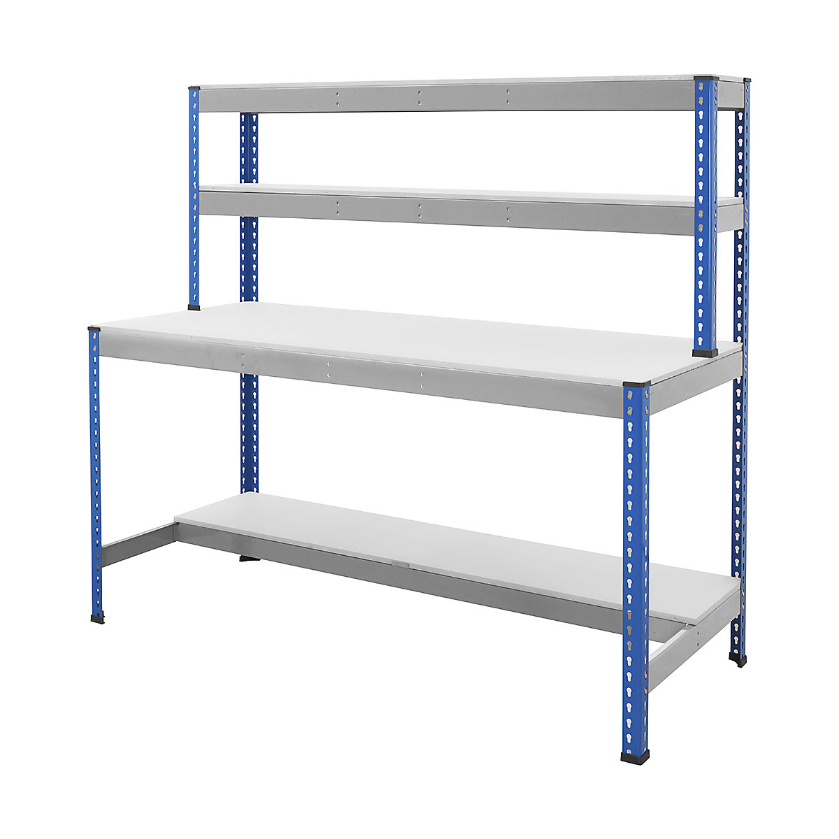 BiG400 Blue & Silver Workstations