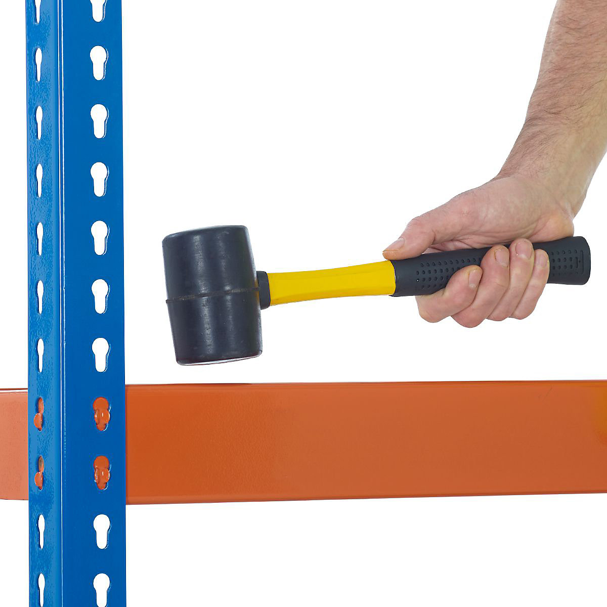 BiG400 Workbench With Euro Pick Bins | Blue & Orange (Product illustration 11)-10